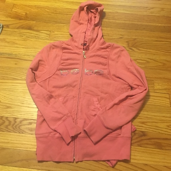 Bebe zip up sweatshirt (small)