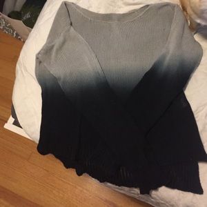 John Galt ombré sweater