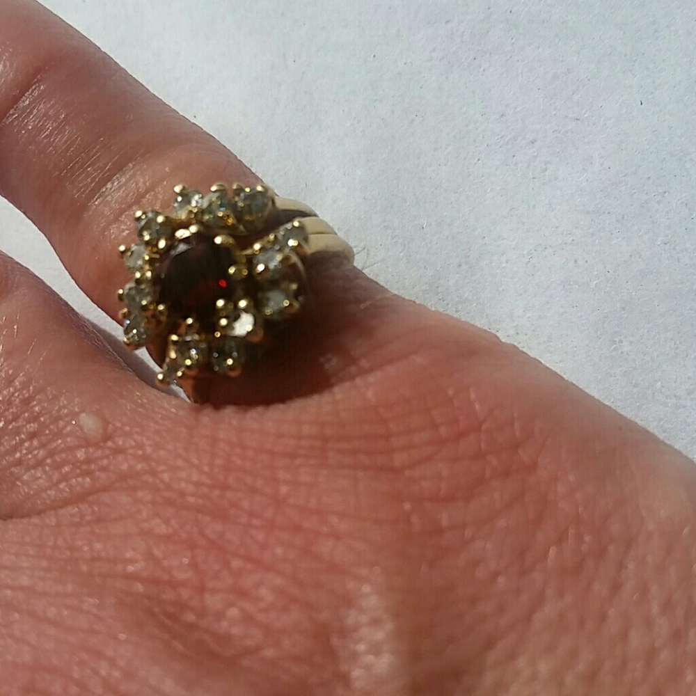 14K gold engagement ring