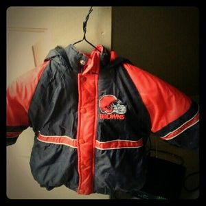 Toddler Cleveland Browns coat