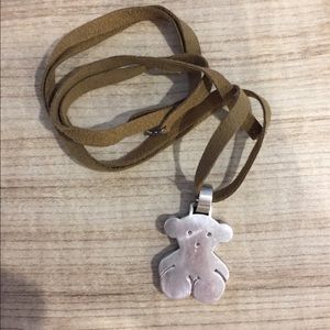 Tous bear charm necklace