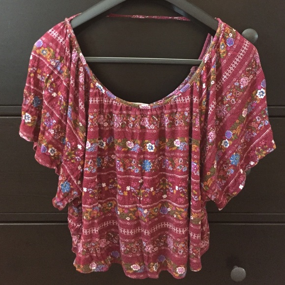 Floral crop top