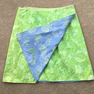 Lilly Pulitzer Reversible Wrap Skirt