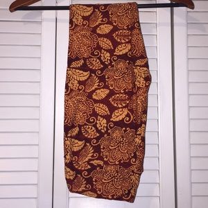 LuLaRoe OS Leggings Floral NWT