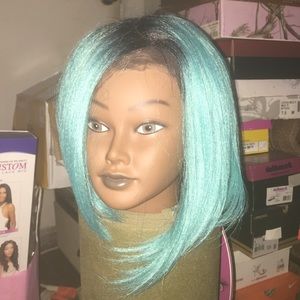 Teal bob Like NEW RARE
