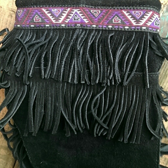 Minnetonka black leather tall boots BNWOT - Picture 4 of 4