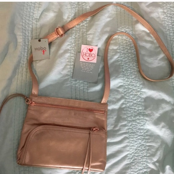 Rose Gold Hobo cross body purse 👛