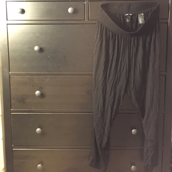 Black harem pants