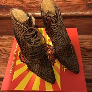 Jeffrey Campbell Gramercy Cheetah Bootie