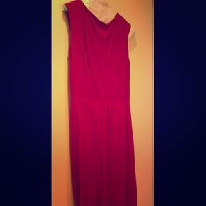 Red bridesmaid dress