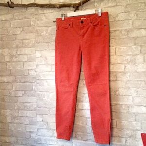 JCrew Toothpick Corduroy Pants