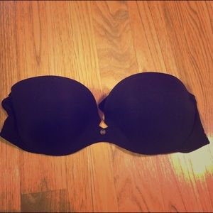 Sexy Victoria's Secret Strapless Black Bra
