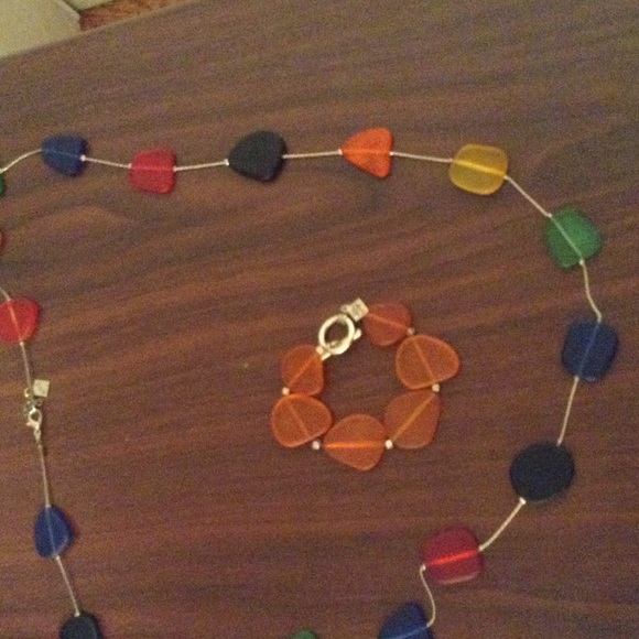Necklace and bracelet from Smithsonian Museum.