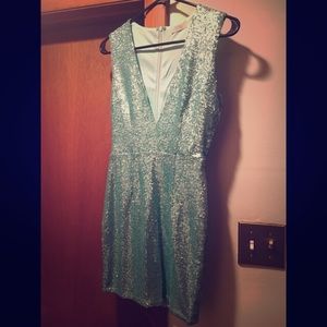 NWOT; Tobi Sequined Holiday Dress