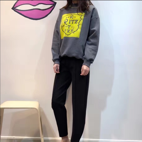 Thick Paris print sweatshirt