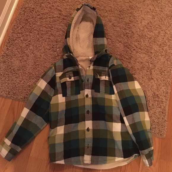 Hood fleece sweater, excellent condition!