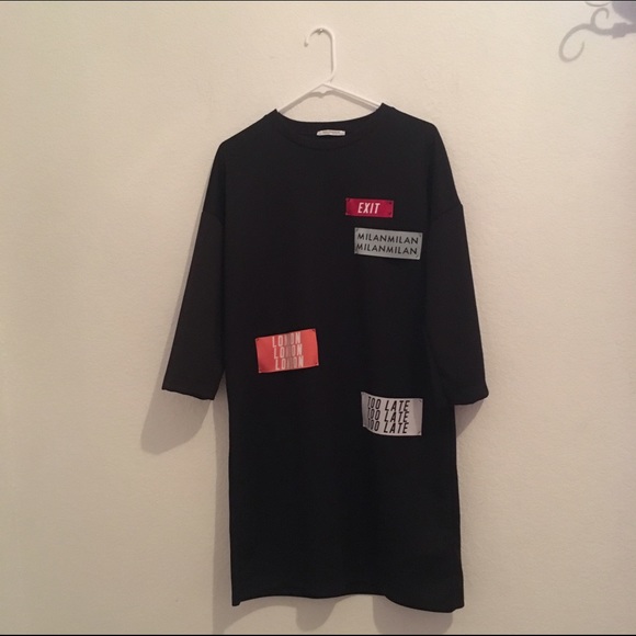 Black Zara Trafaluc Dress