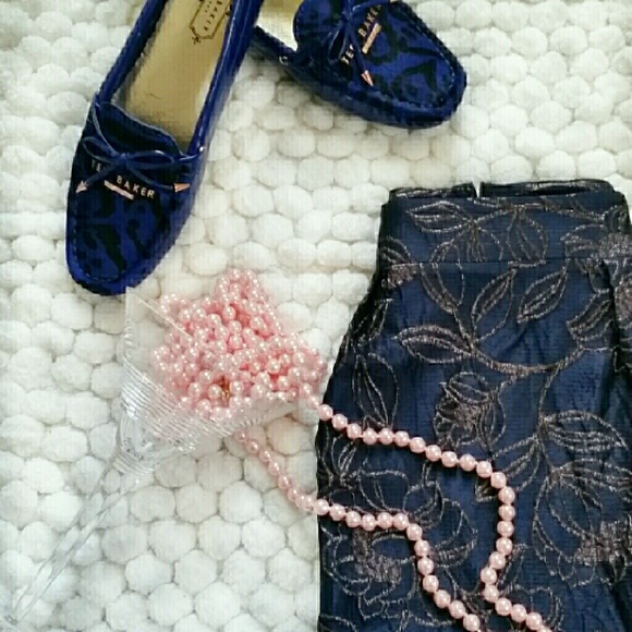Sparkly Floral Skirt