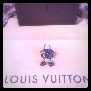 Spider Ring & Earrings NEW