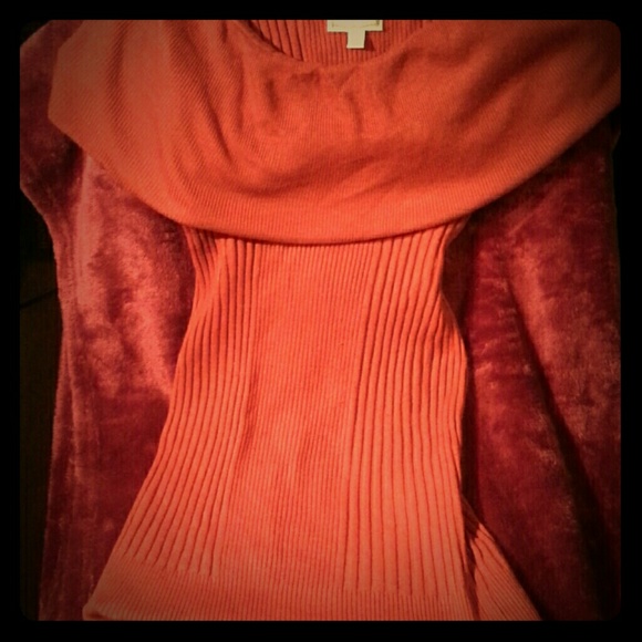 Pink Rose knit short sleeve  dress