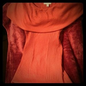 Pink Rose knit short sleeve  dress