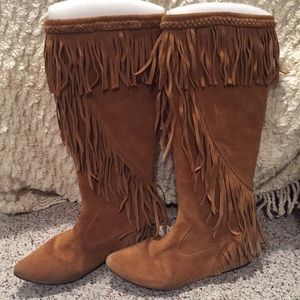 🔵CCO🔵 Fringe boots