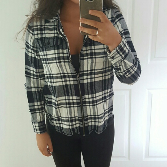 Zip up flannel