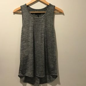 Rag & Bone Silver Racerback Tank Women's Large