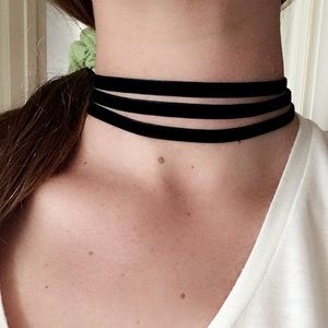 NEW Blue free people choker