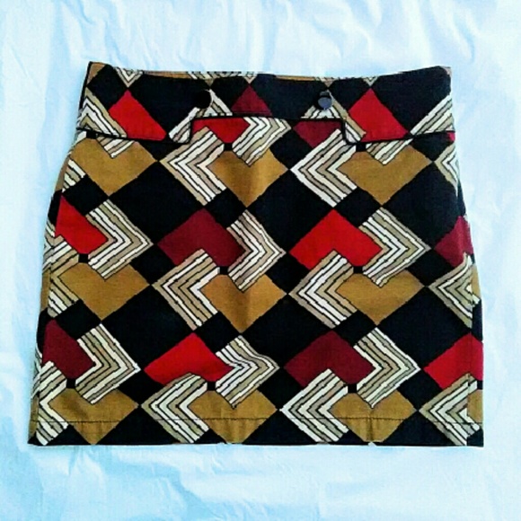 LOFT Dresses & Skirts - Ann Taylor LOFT. Geometric Print Skirt