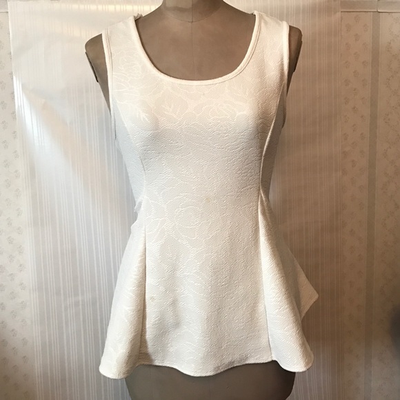 White beige blouse