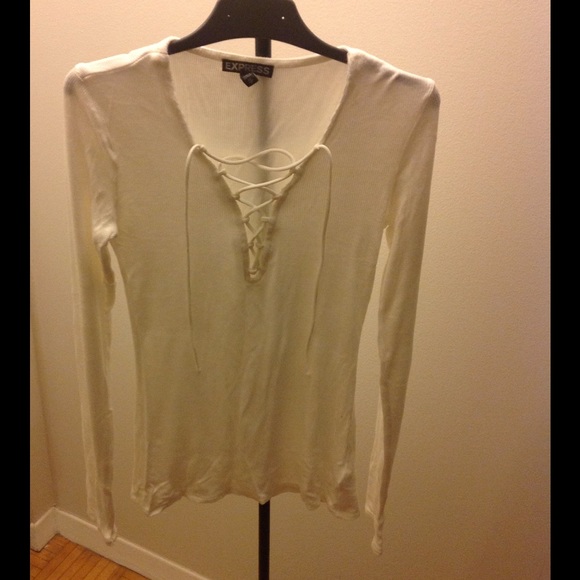 Express white top