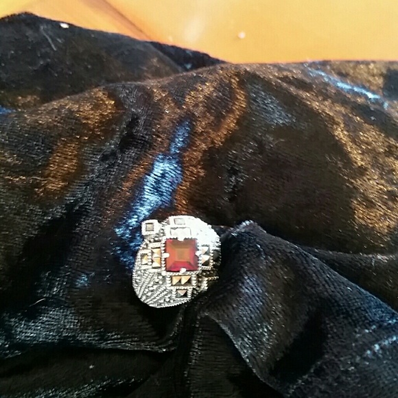 Sterling silver and marcasite