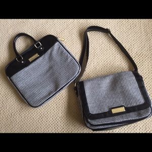 Betsey Johnson Shoulder Purse and Laptop Bag Combo