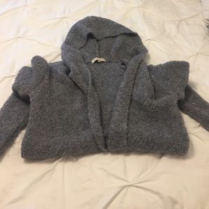 Heather gray cardigan