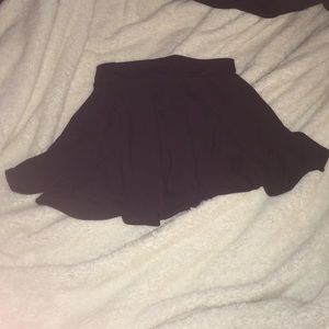 Black skater skirt