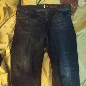 7 For All Mankind Mens The Straight Jeans