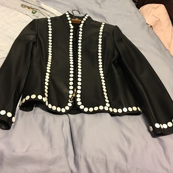 St. John leather jacket SOLD