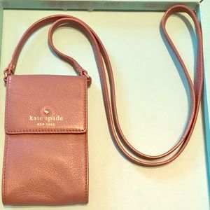 EUC Kate Spade Taupe "Brandice" Cross Body👜