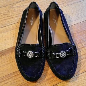 Coach suede loafers