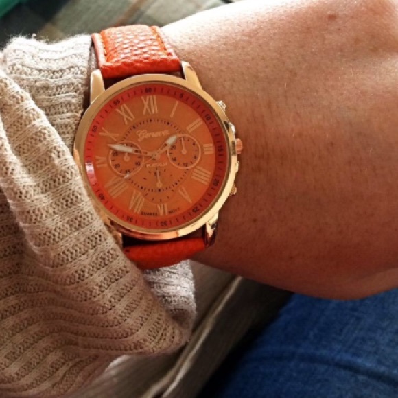 Orange watch