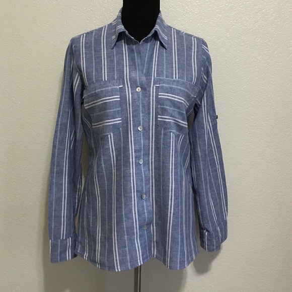 Just Living Tops - JUST LIVING • Linen/Cotton Blouse