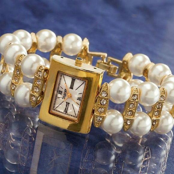Stauer Gold Coast Collection Pearl Watch - Picture 1 of 1