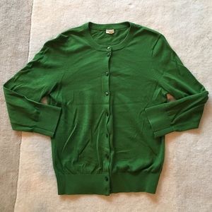 ❌SOLD❌Jcrew cotton green cardigan