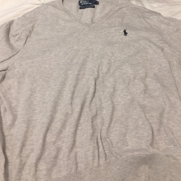 Polo V-Neck Sweater