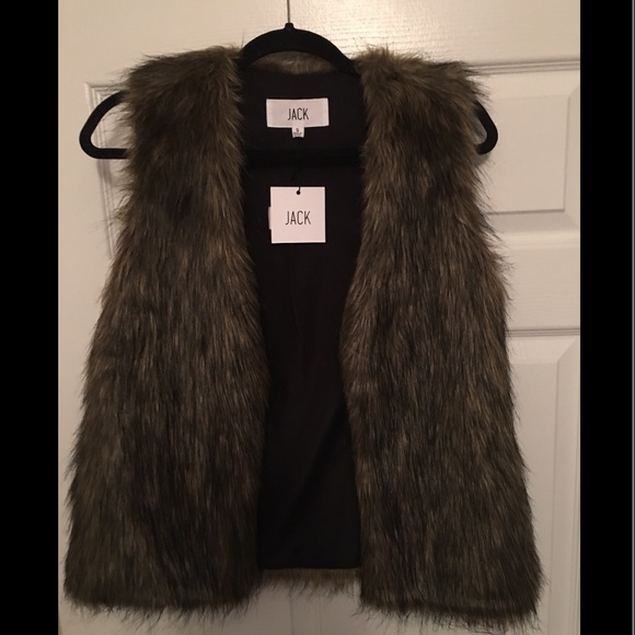 Fur vest brand new never worn