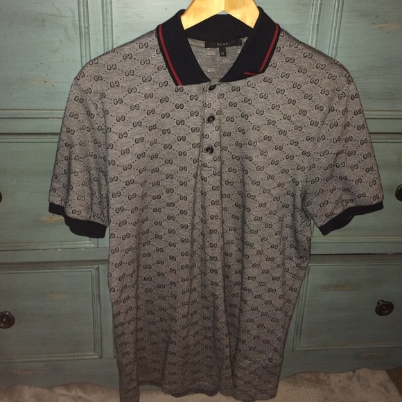 Men's Gucci polo shirt