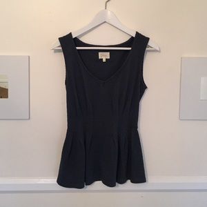 Anthropologie Deletta Peplum top