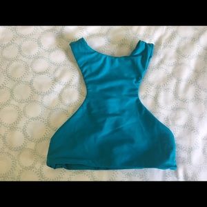 Mikoh Barbados top in turquoise