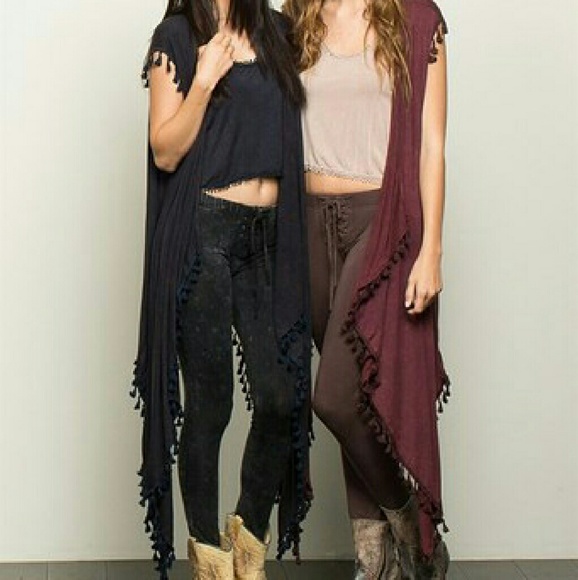 DRAPED TUNIC DUSTER - Picture 4 of 4